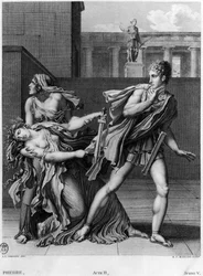 Phèdre, Oenone et Hippolyte, illustration de l
